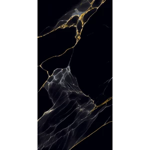 Керамогранит Seratonia Glossy Serato Blac черный 120х60 см