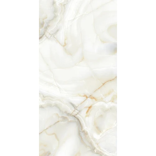 Керамогранит Planet Ceramics UKSL 2417 глянцевый с золотом белый 120х60 см