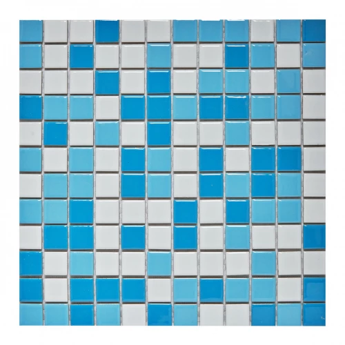 Мозаика из керамогранита Pixel mosaic Керамическая мозаика чип 25х25 мм сетка Pix 644 31,5х31,5 мм