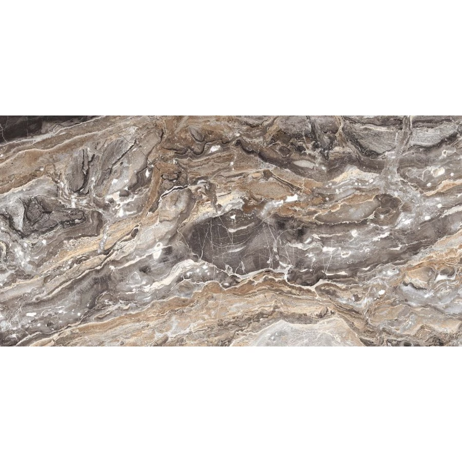 Керамогранит Neodom Luxury Amadeus Polished глянцевый серый N20422 160x80 см