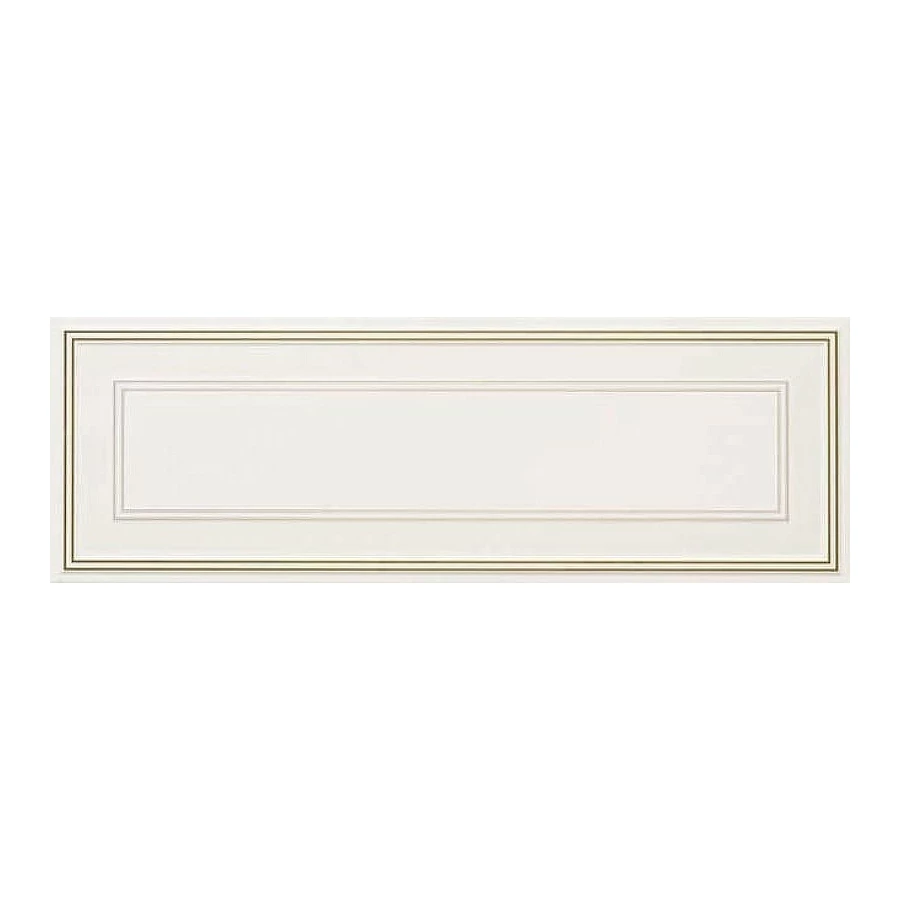 Плитка настенная Ascot Ceramiche New England Bianco Boiserie Diana Dec матовая белая EG331BDD 100х33,3 см