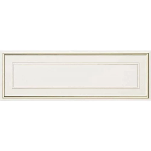 Плитка настенная Ascot Ceramiche New England Bianco Boiserie Diana Dec матовая белая EG331BDD 100х33,3 см