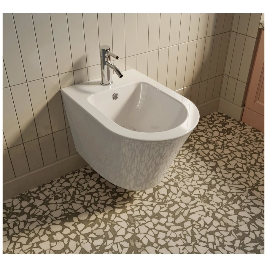 Унитаз с биде Lavinia Boho Biore Compacto Rimless 21031005 (комплект 2 в 1)