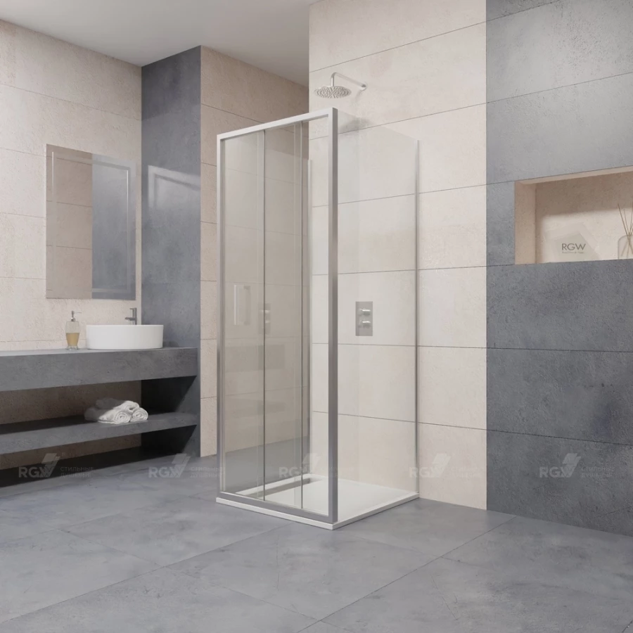 Душевой уголок RGW PA-73 P PA-13 + 2Z-050-2 Прозрачное 060873129-011P 120х90 см