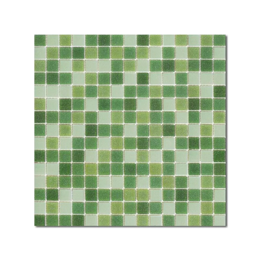 Стеклянная мозаика Rose Mosaic Aquatica Mojito сетка 2х2 глянцевая зеленая rose-mojito 32,7х32,7 см