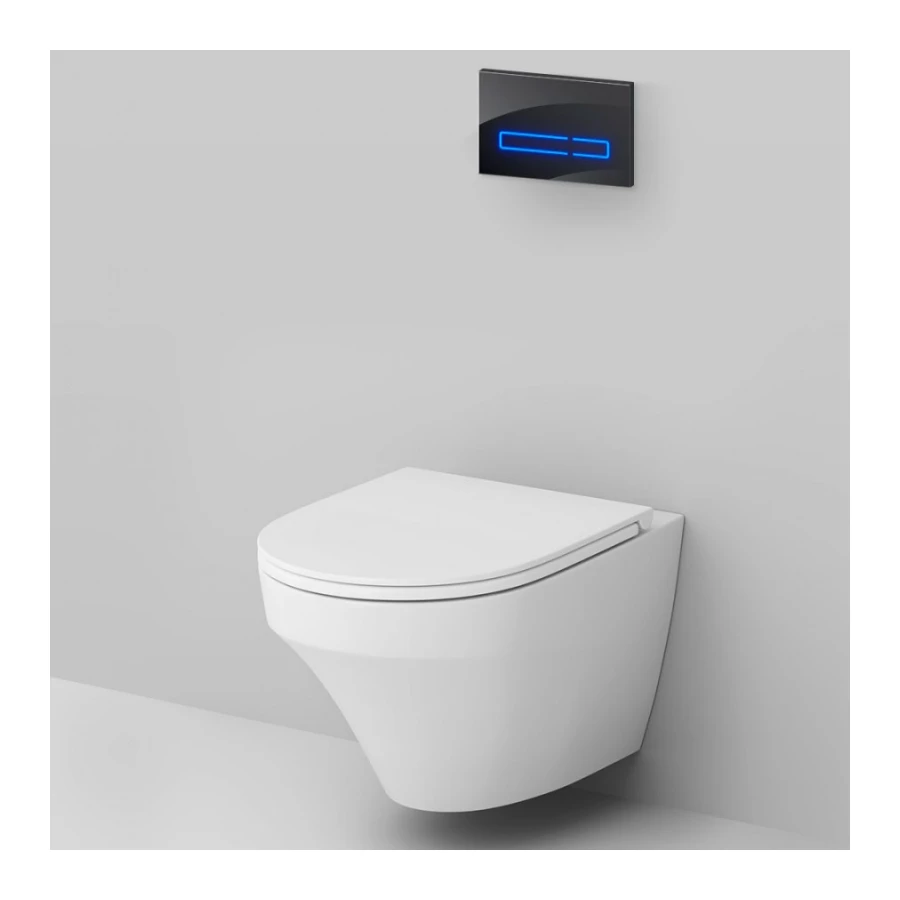 Инсталляция с подвесным унитазом Am Pm Inspire FlashClean с сиденьем микролифт и клавишей IS450A38.501700