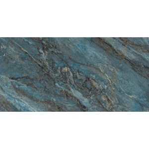 Керамогранит Laparet Beam Turquoise лаппатированный шайн бирюзовый 120х60 см