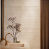 Плитка настенная Porcelanosa Лиместоне Санд Метро / Limestone Sand Metro матовая бежевая 100388423 150х59,6 см