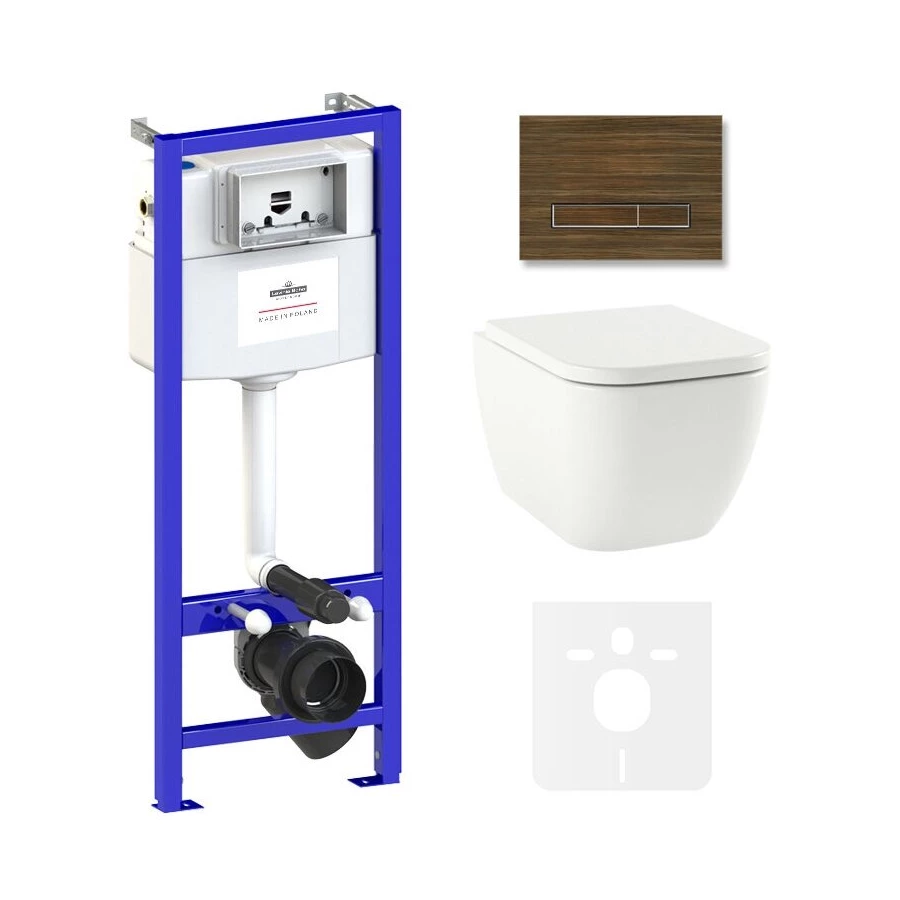 Унитаз Lavinia Boho Relfix One Compacto 75110069 (комплект 6 в 1)