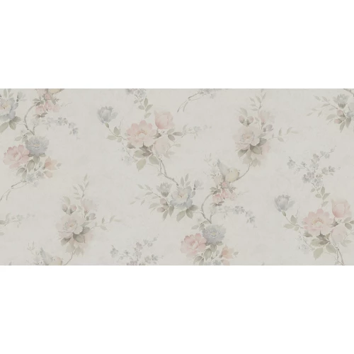 Обои винил на флизелине Zambaiti Satin Flowers IV Красный Зеленый Голубой Белый Z66857 10,05х0,53 м