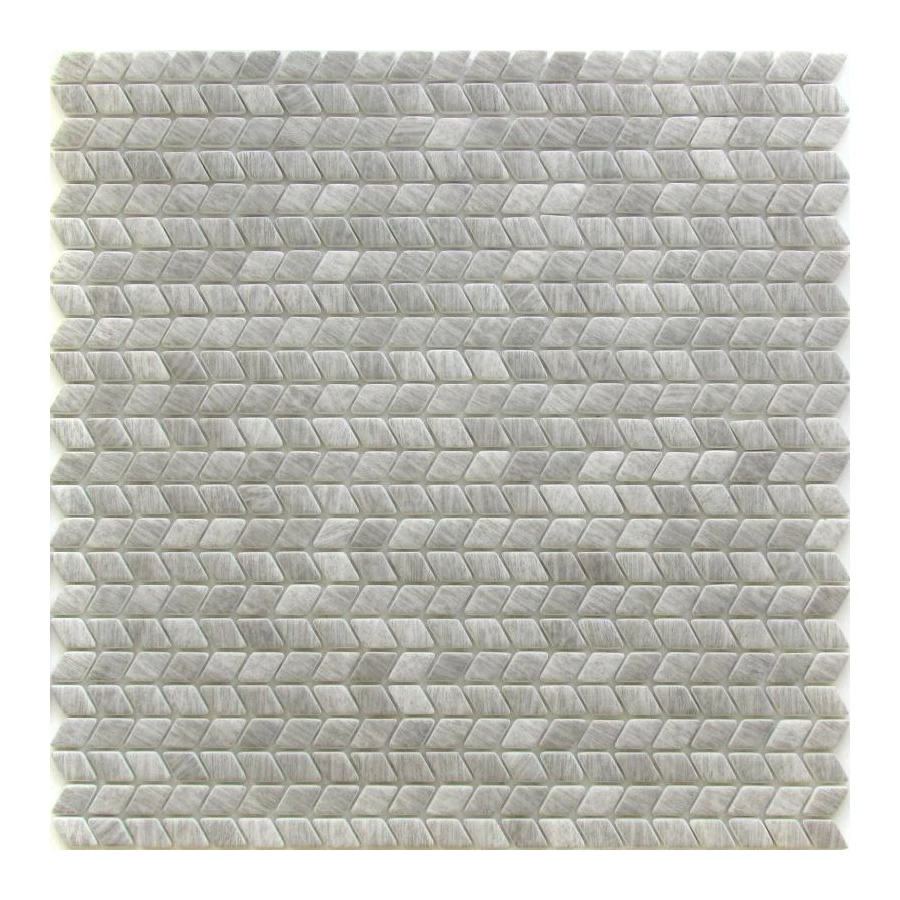 Мозаика Bonaparte Стеклянная мозаика Textill 12х6 матовая серая 30,6х30,5 см