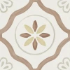 Керамогранит Harmony Peronda Llevant Clay Petals LT матовый бело-коричневый 3386040462 22,3х22,3 см