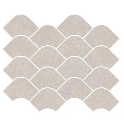 Плитка настенная Kerama Marazzi Касабланка Декор наборный обрезной матовый светло-серый KMD2HID001BR 30x25 см