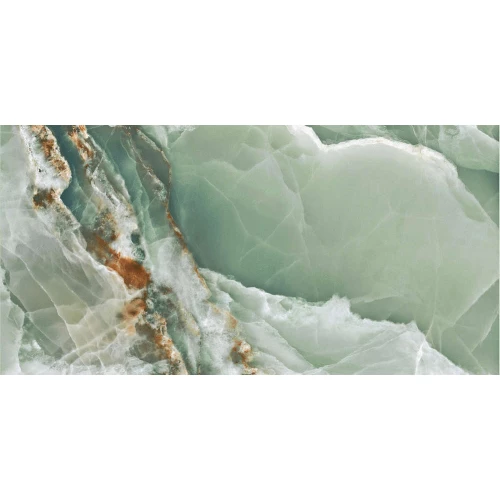 Керамогранит ITC Agate Green Polished глянцевый зеленый 120х60 см