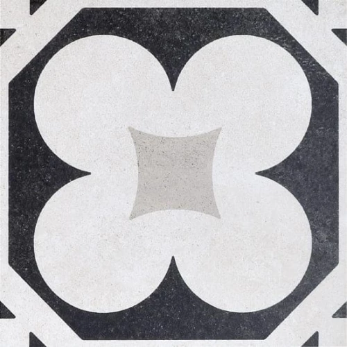 Керамогранит Fioranese Ceramica Cementine Black&White матовый черно-белый CBW20C4 20x20 см