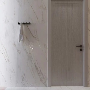 Керамогранит Creanza Enfold Statuario Matt Glossy матовый с глянцевым эффектом белый CZ-GL03-B 160х80 см