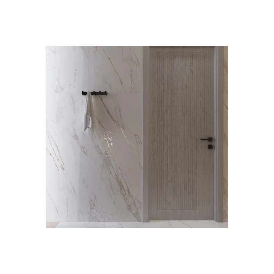 Керамогранит Creanza Enfold Statuario Matt Glossy матовый с глянцевым эффектом белый CZ-GL03-B 160х80 см