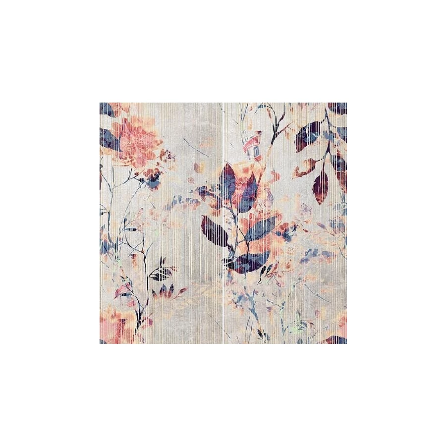 Панно Creto Fiore серый (компл. из 2 шт.) 60х60 см