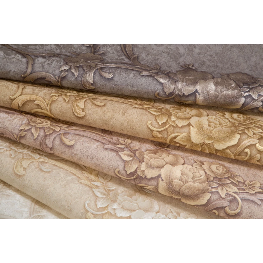 Обои флизелиновые Palitra Life Albis серые FM71093-21 1,06х10,05 м