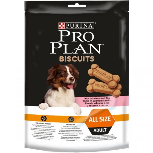 Лакомство для собак ProPlan Biscuits с лососем и рисом 400 г