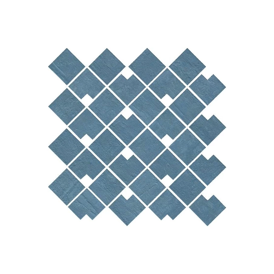 Плитка настенная Atlas Concorde Raw Blue Block 9RBB 28x28 см