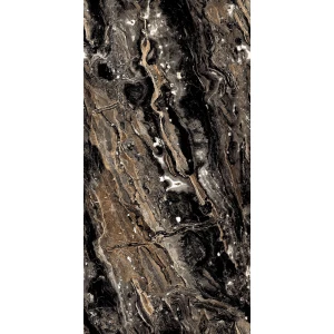 Керамогранит Gresant Inari Dark Infinia Hight Glossy глянцевый коричневый 120х60 см