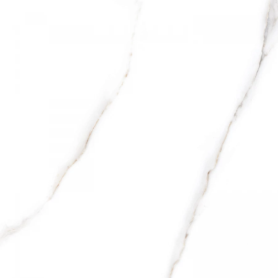 Керамогранит A-Ceramica Emperald White Polished 7 mm глянцевый белый 60х60 см