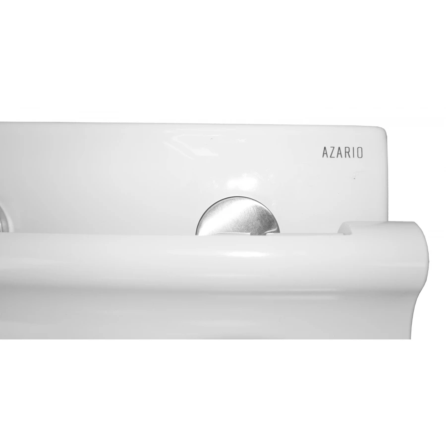 Унитаз подвесной Azario Geno безободковый с ультратонким сиденьем микролифт AZ2196D 49x36x36 см