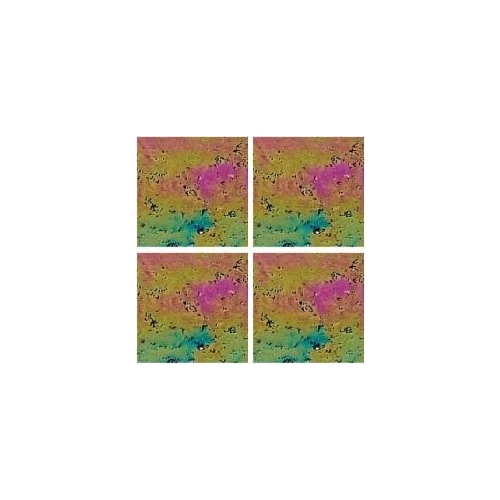 Стеклянная мозаика JNJ Mosaic Gold Link сетка 2x2 глянцевая многоцветная NB44-1 32,7х32,7 см