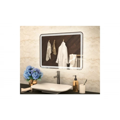 Зеркало с подсветкой MixLine Адриана 545095 90х80 см