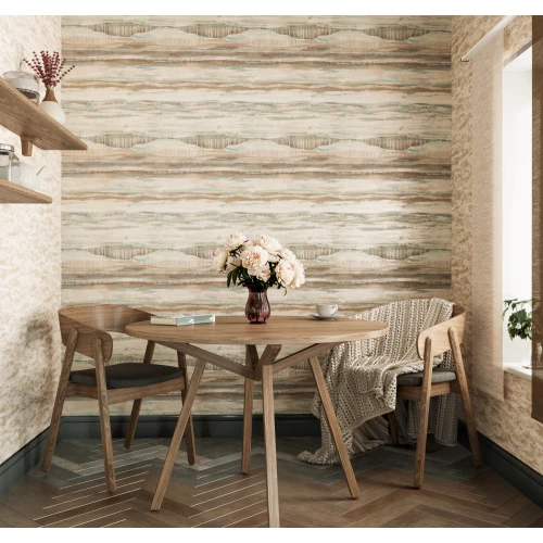 Обои флизелиновые Palitra Life Borneo коричневые PL71500-26 1,06х10,05 м