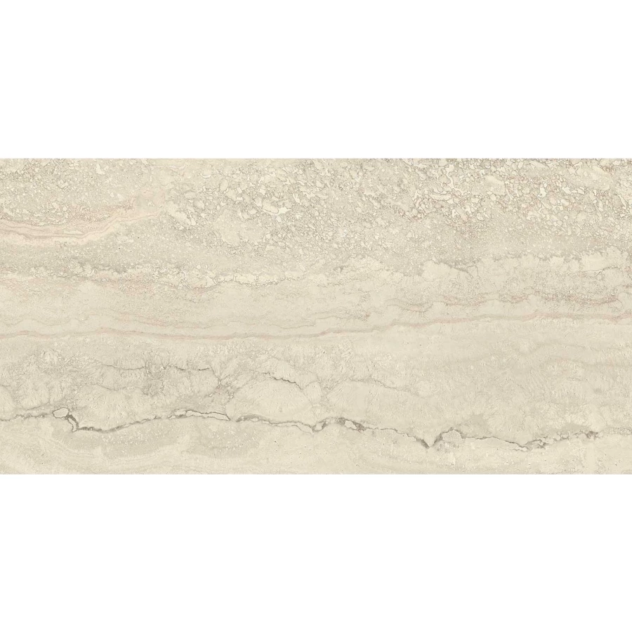 Керамогранит Provenza Unique Travertine Vein Cut Cream Naturale матовый кремовый EJ7E 120х60 см