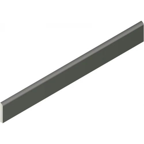 Керамогранит Italon Форум Слим Петрол Плинтус матовый черный 610130001644 60х7,2 см