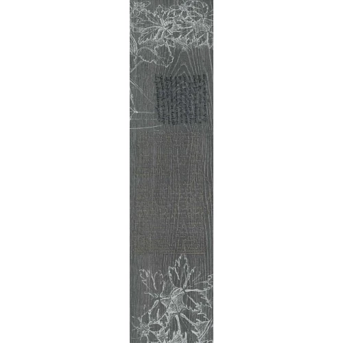 Декор Kerama Marazzi Абете серый тёмный обрезной 20х80 см