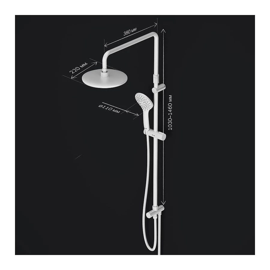 Душевая система Am Pm Gem F0790033