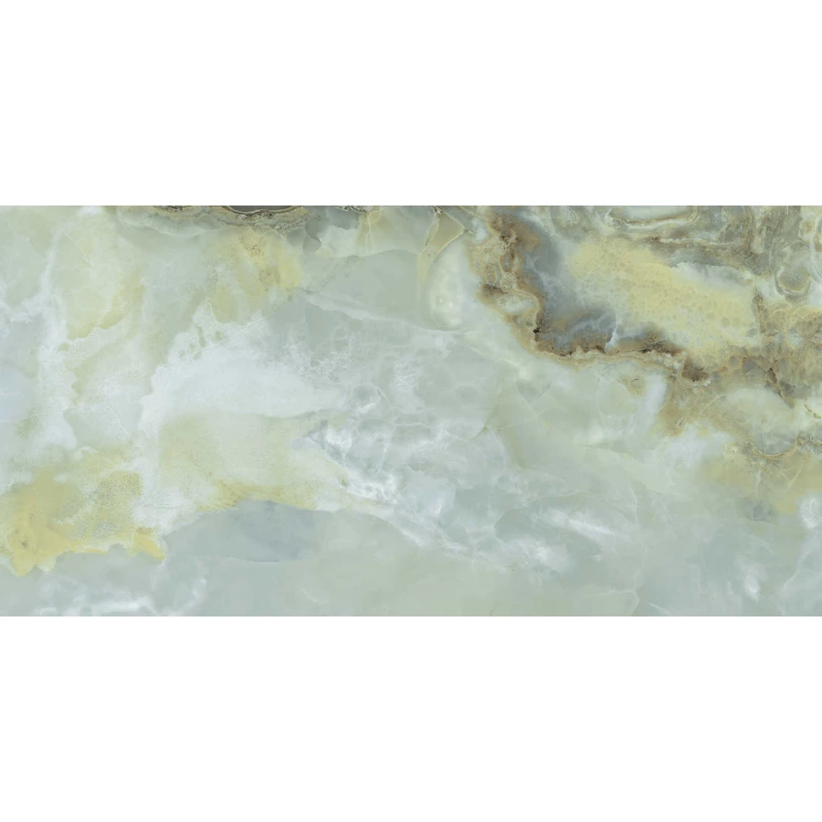 Керамогранит Colortile Onyx Verde полированный зеленый 120*60 см