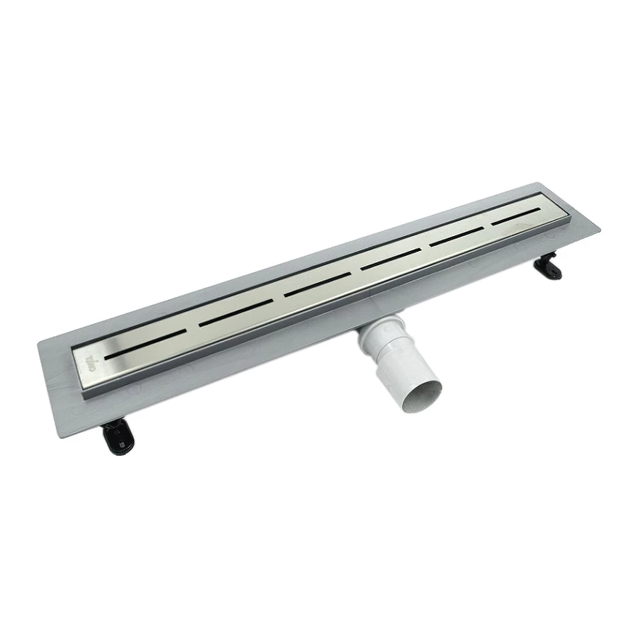 Дренажный канал Timo с решеткой Single gap из нержавеющей стали Smart SM-GG80-LS40 DRY 80 см