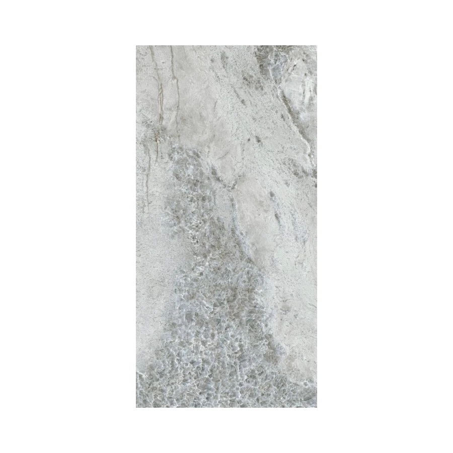 Керамогранит Ariostea Ultra Crystal Grey Lucidato Shiny 6 мм глянцевый серый UCR6L300608 300х150 см