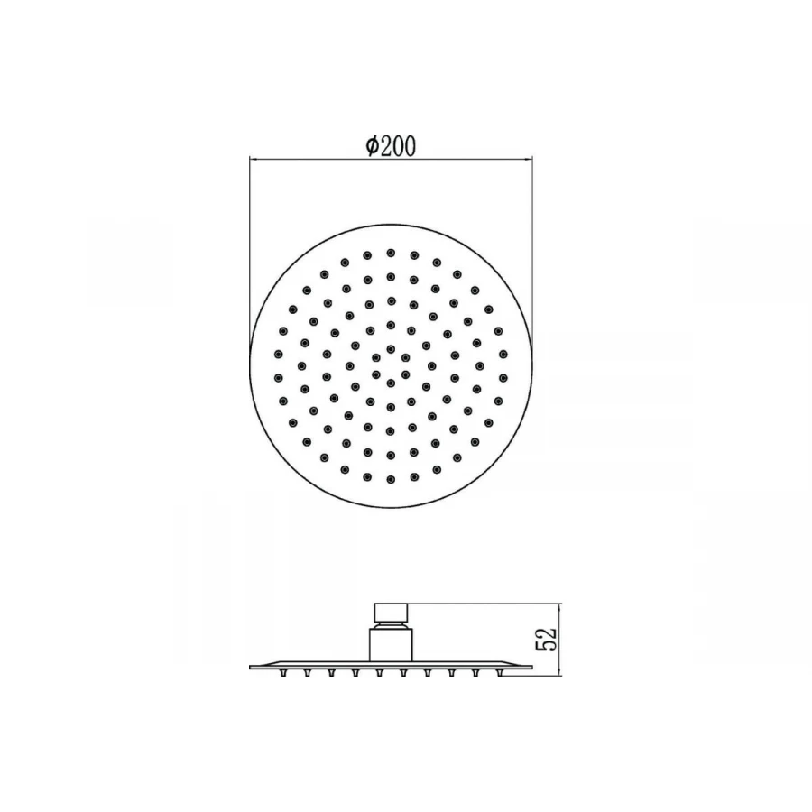 Лейка Savol для верхнего душа ∅20 см S-000Y08