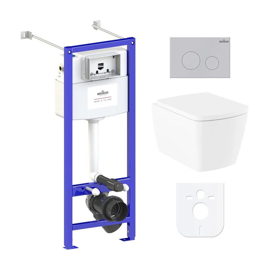 Унитаз Lavinia Boho Relfix Aveo Rimless 77050211 (комплект 6 в 1)