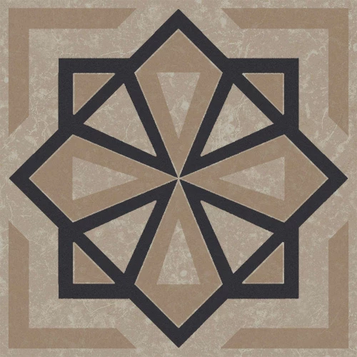 Плитка настенная Kerama Marazzi Касабланка Декор матовый светло-бежевый KMD3STA049GN 9,8x9,8 см