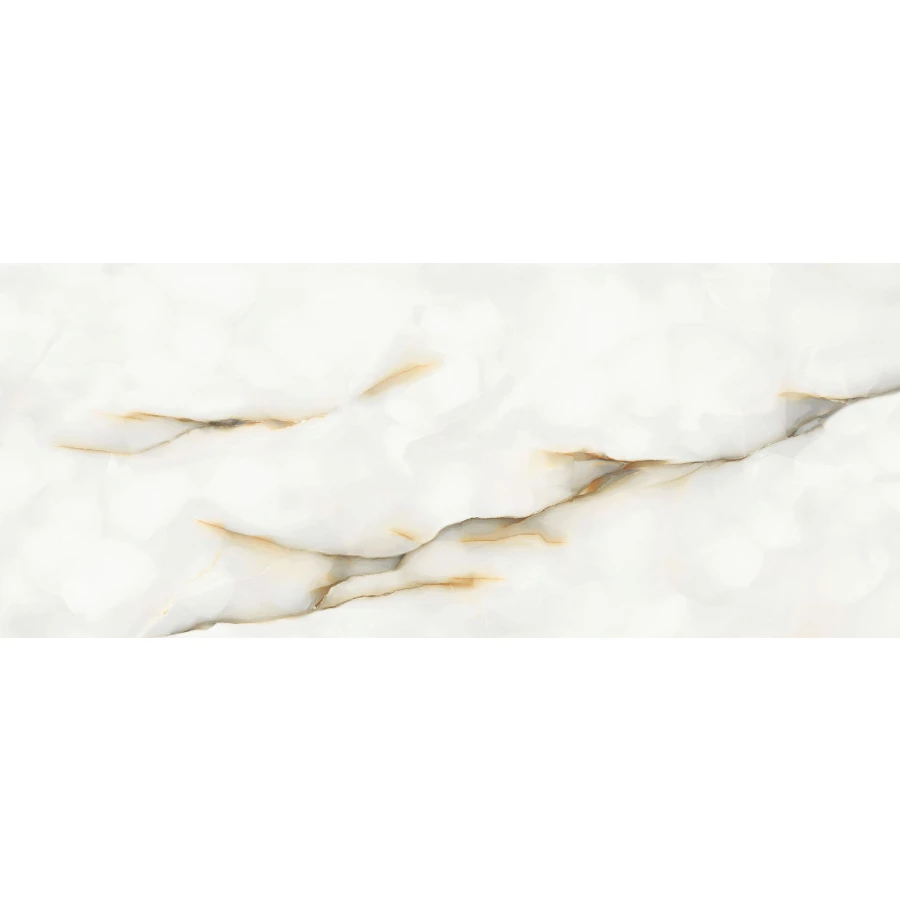Керамогранит Emil Ceramica Tele Di Marmo Pure Onyx Perla Lappato полуглянцевый белый EMFZ 278х120 см