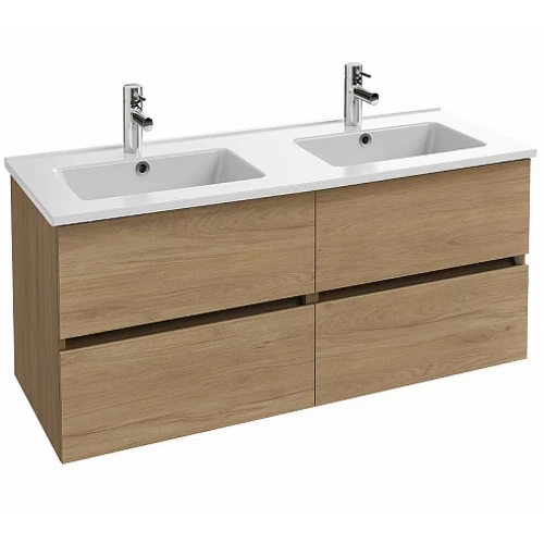 Керамическая раковина столешница Jacob Delafon с двумя чашами EXVA112-00 120 см