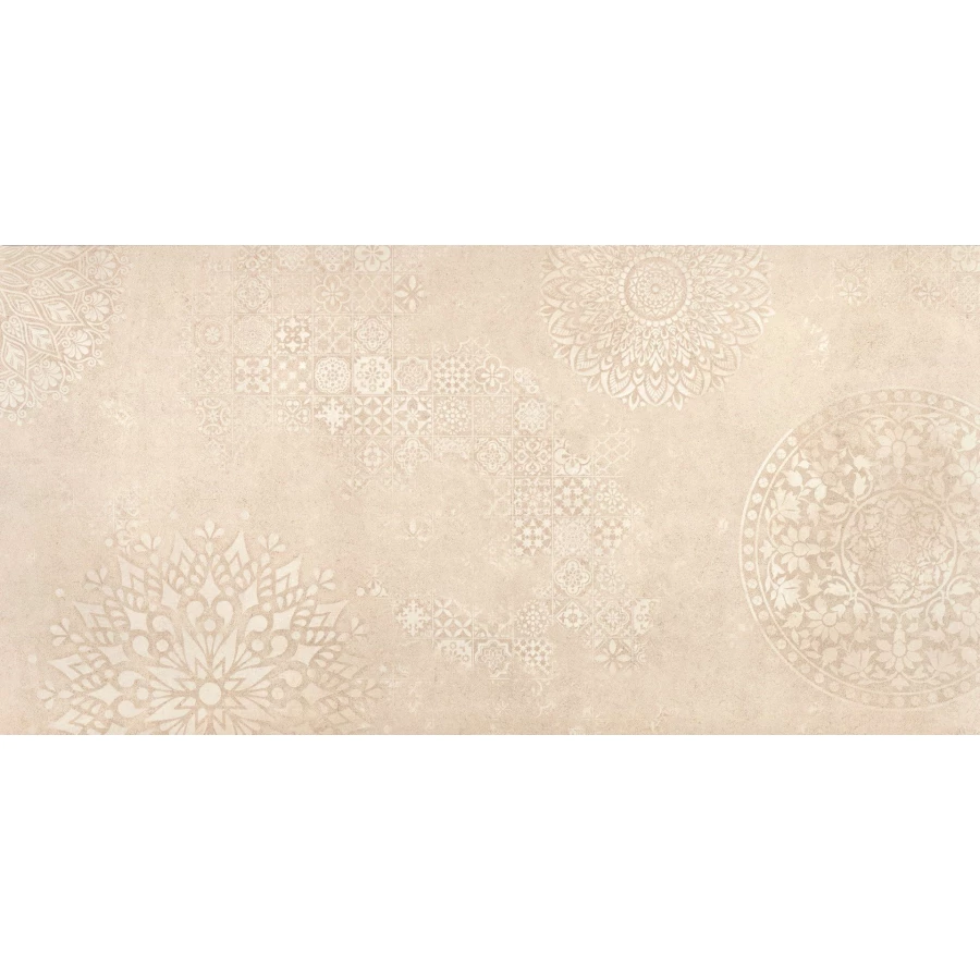 Керамогранит Neodom Stone Egypt Crema Decor Matt Shape матовый бежевый N40036 120х60 см