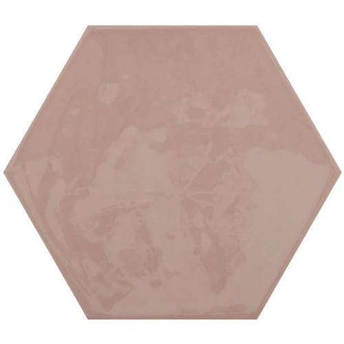 Плитка настенная Cifre Kane Hexagon Pink розовый 16*18 см