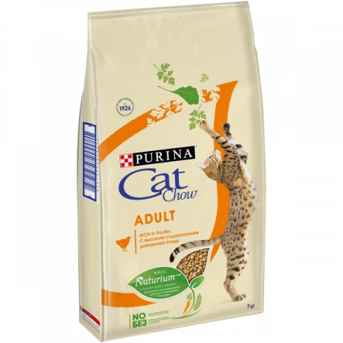 Сухой корм для кошек Cat Chow Adult домашняя птица 7 кг