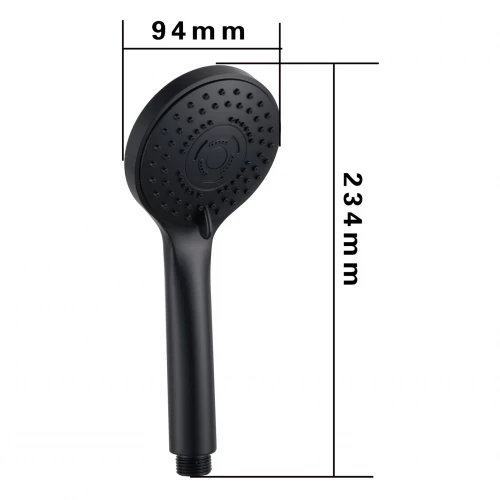 Лейка для душа Fashun 5 режимов черный A023-7