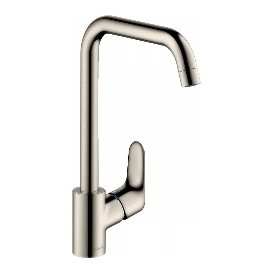 Смеситель для кухни Hansgrohe Focus E2 сталь 31820800