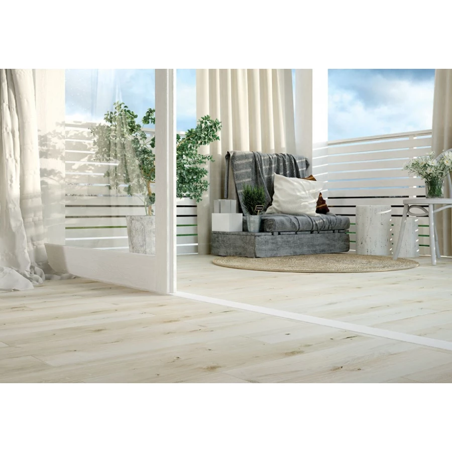 Керамогранит Meissen Keramik Classic Oak рельеф ректификат матовый светло-бежевый 16847 89,8х21,8 см