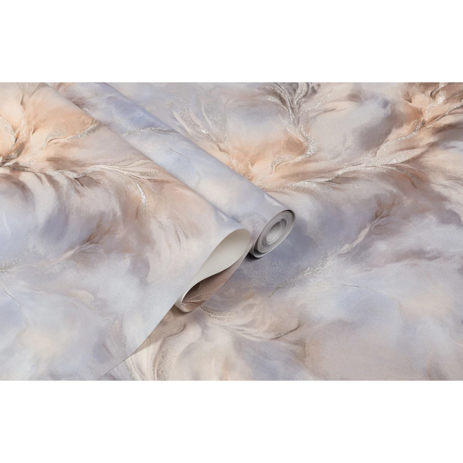 Обои флизелиновые Palitra Home The Best серые HC72370-48 1,06х10,05 м